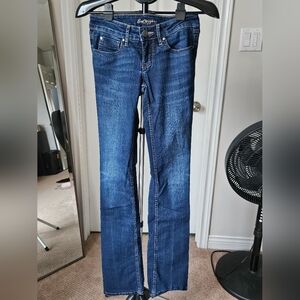 Bootlegger low rise bootcut jeans. Size 25x36 TALL